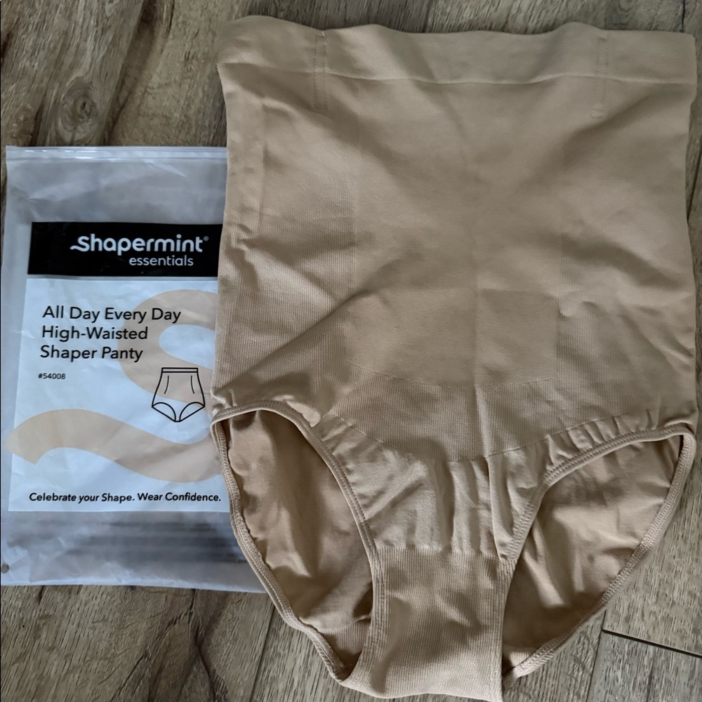 (XL/2XL) TAN Shapermint High-Waisted Shaper Panty